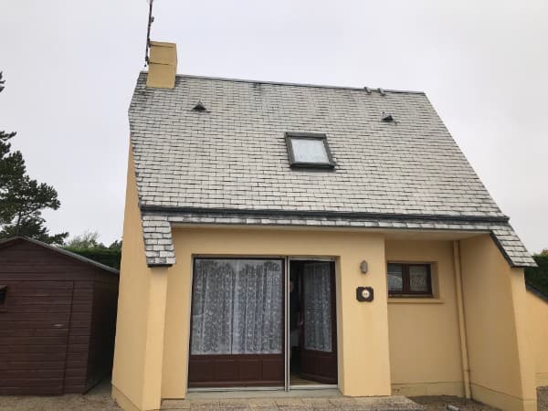 Nettoyage et pose de résine hydrofuge colorée - Avant