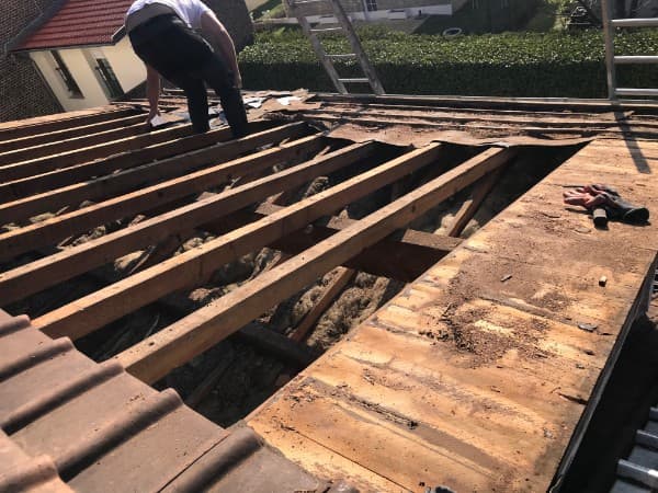 Réfection complète de toit - En cours